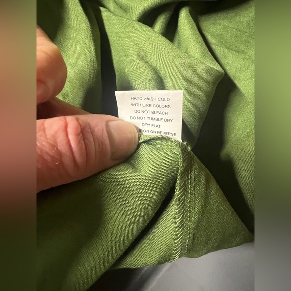 ALEXIA ADMOR Green smocked midi dress size 8 - Picture 12 of 14